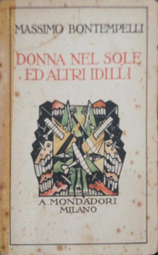 Donna nel sole e altri idilli - Massimo Bontempelli - copertina