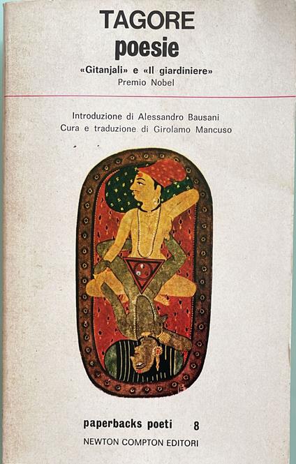 Poesie "Gitanjali" e "Il Giardiniere" - Rabindranath Tagore - copertina