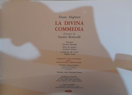 Divina Commedia illustrata da Sandro Botticelli - Dante Alighieri - copertina