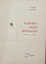 Rapporto sullo spionaggio (dal 2500 a.c. a oggi)