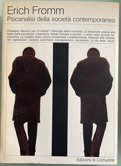 Psicanalisi della società contemporanea - Erich Fromm - copertina