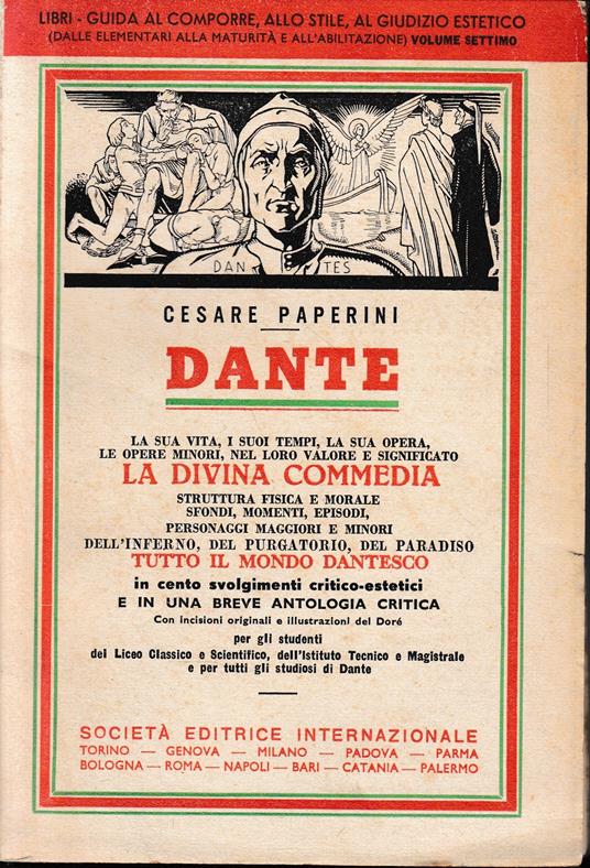 Dante: Opere, tempi, figure. Vol. 7° - Cesare Paperini - copertina