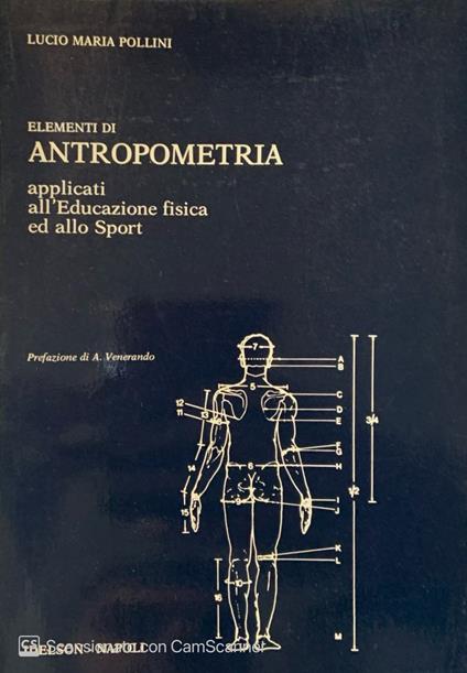 Elementi di antropometria - copertina