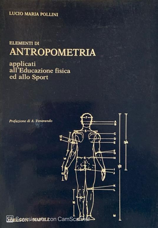 Elementi di antropometria - copertina