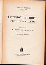Istituzioni di Diritto Penale Italiano, vol. 1: parte generale