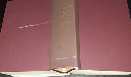Dizionario italiano-latino in correlazione con il dizionario latino-italiano Georges-Calonghi - Oreste Badellino - copertina