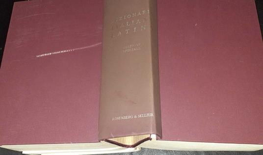 Dizionario italiano-latino in correlazione con il dizionario latino-italiano Georges-Calonghi - Oreste Badellino - copertina
