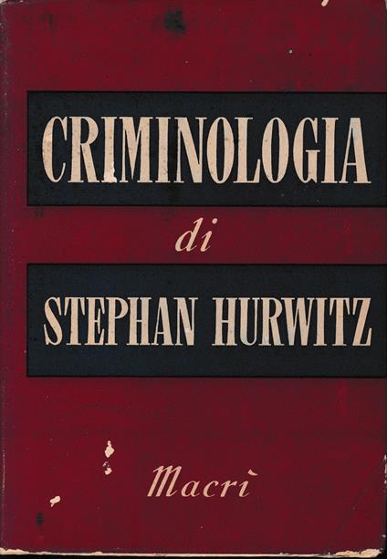 Criminologia - copertina
