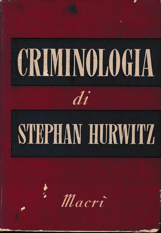 Criminologia - copertina