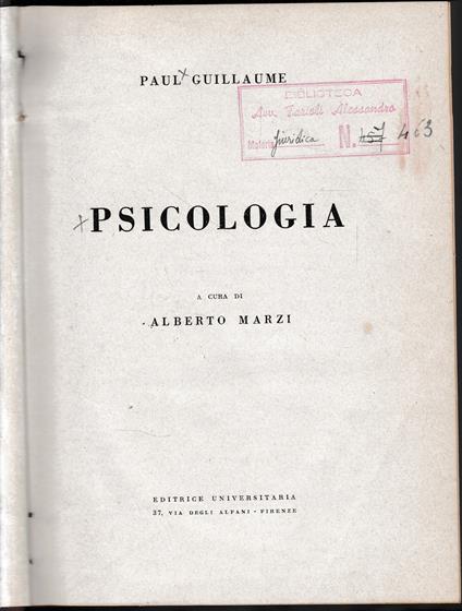 Psicologia - copertina