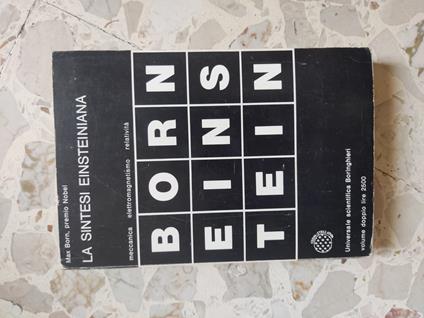 La sintesi einsteiniana - Max Born - copertina