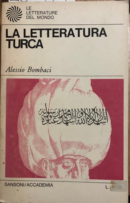 La letteratura turca - Alessio Bombaci - copertina