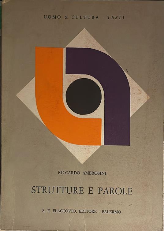 Strutture e parole - Riccardo Ambrosini - copertina