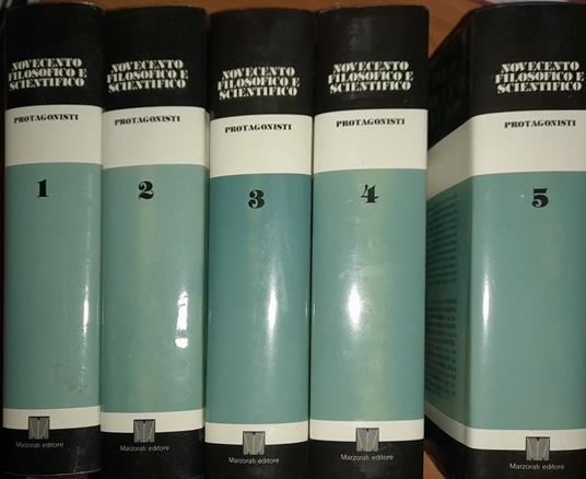 Novecento filosofico e scientifico (5 volumi) - copertina