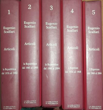Articoli - Eugenio Scalfari - copertina