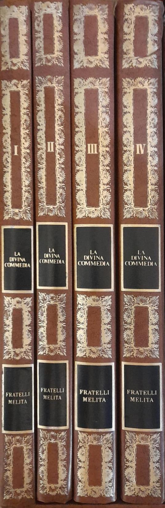 La Divina Commedia illustrata da Gustavo Doré (4 volumi) - Dante Alighieri - copertina