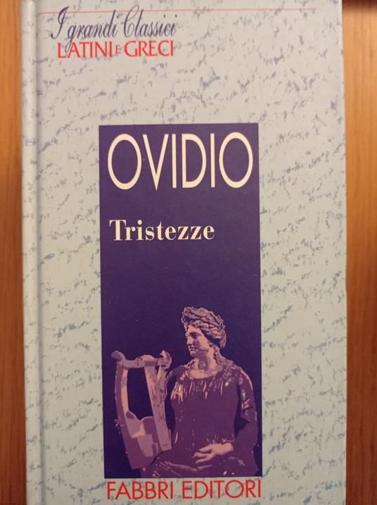 Tristezze - P. Nasone Ovidio - copertina