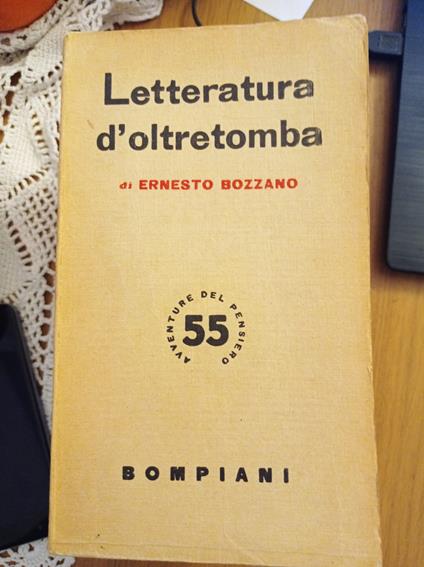 Letteratura d'oltretomba - Ernesto Bozzano - copertina