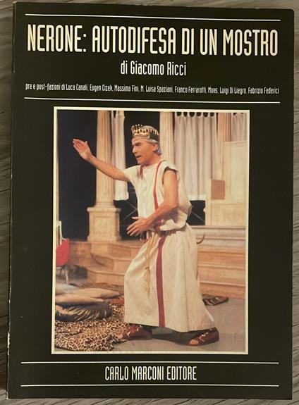 Nerone: autodifesa di un mostro - copertina