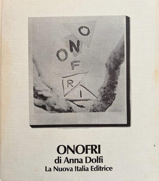 Onofri - Anna Dolfi - copertina