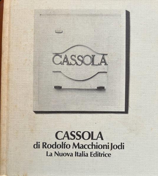 Cassola - Rodolfo Macchioni Jodi - copertina