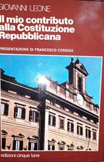 Il mio contributo alla Costituzione Repubblicana