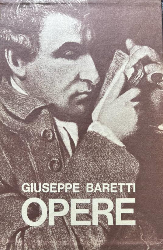 Opere - Giuseppe Baretti - copertina