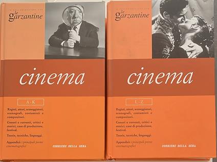 Cinema-Le Garzantine 2 volumi - copertina