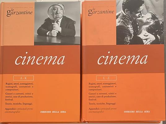 Cinema-Le Garzantine 2 volumi - copertina
