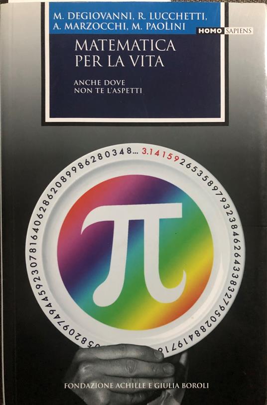 Matematica per la vita. Anche dove non te l'aspetti - copertina
