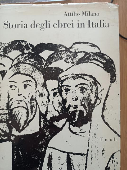 Storia degli ebrei in Italia - Attilio Milano - copertina