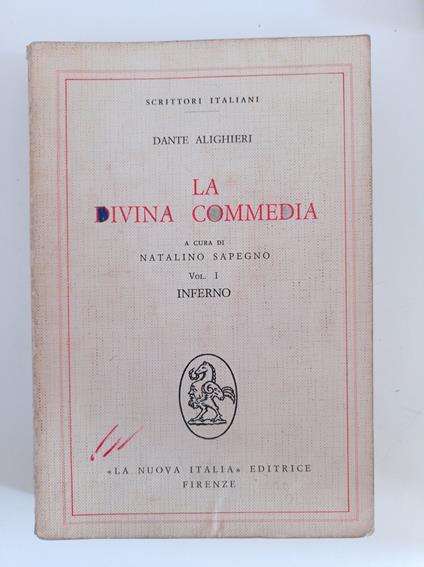 La Divina Commedia Vol. 1 inferno - Dante Alighieri - copertina