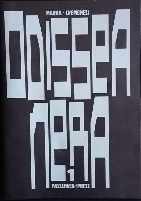 Odissea Nera. Libro 1 - copertina