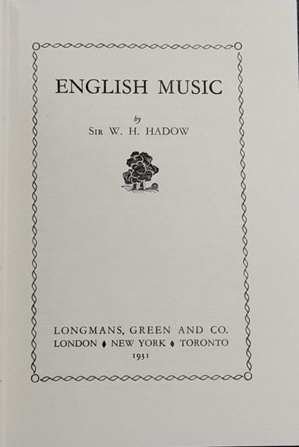 English music - copertina