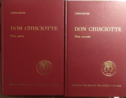 Don Chisciotte della Mancia. Due Volumi Prima - Seconda Parte - Miguel de Cervantes - copertina