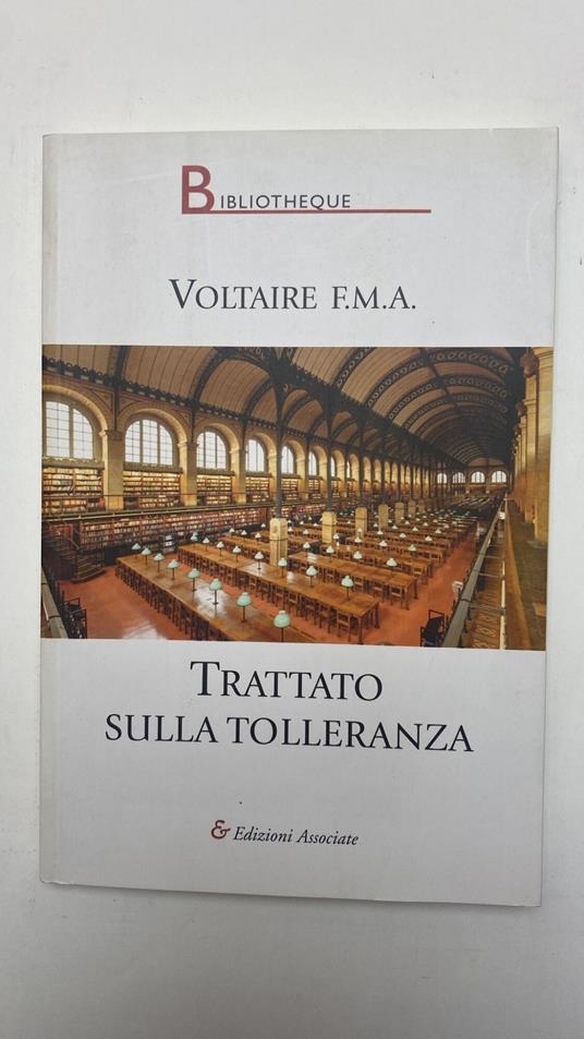 Trattato sulla tolleranza - copertina