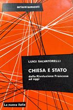 Chiesa e Stato dalla Rivoluzione Francese ad oggi