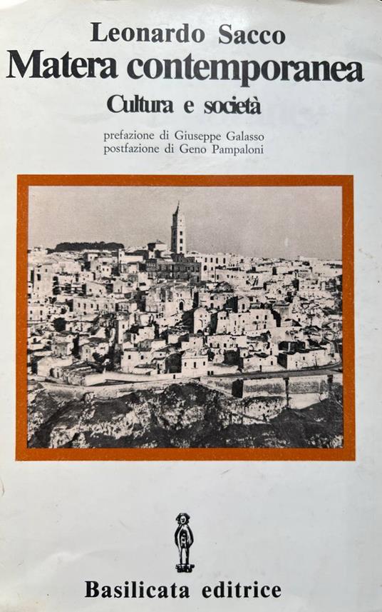 Matera contemporanea. Cultura e società - Leonardo Sacco - copertina