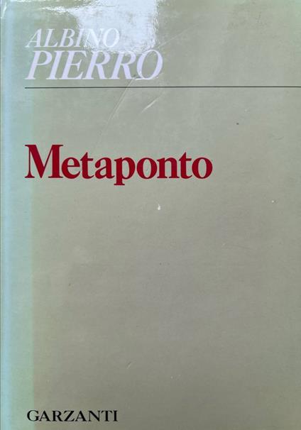 Metaponto - Albino Pierro - copertina