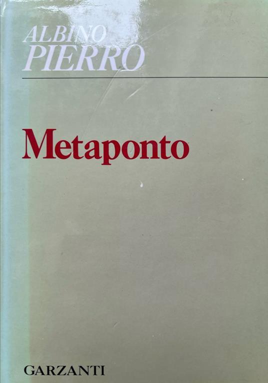 Metaponto - Albino Pierro - copertina