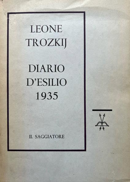 Diario d'esilio 1935 - Lev Trockij - copertina