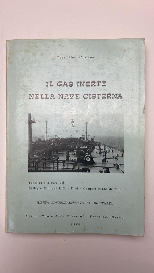Il gas inerte nella nave cisterna - copertina