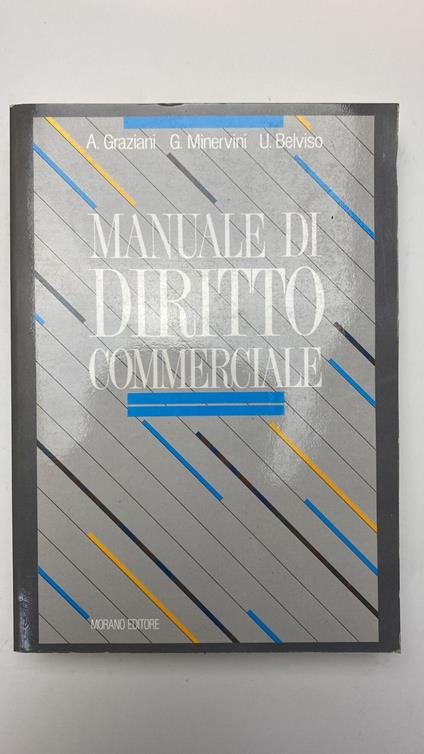 Manuale di diritto commerciale - copertina
