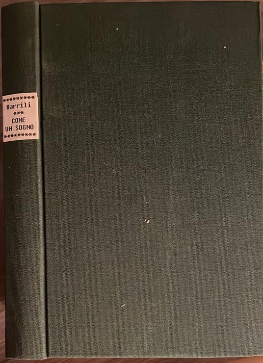 Come un sogno - copertina