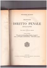 Trattato di diritto penale italiano Volume Settimo