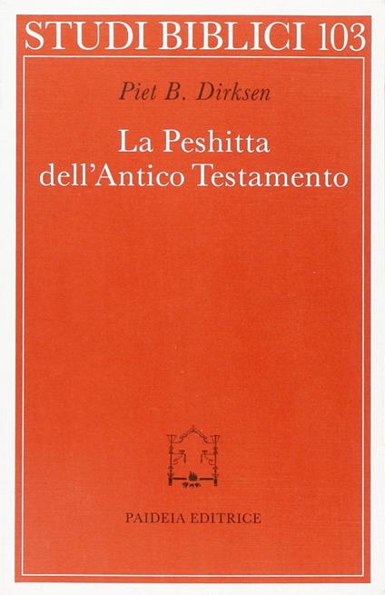 La peshitta dell'Antico Testamento - copertina