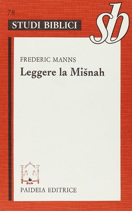 Leggere la Misnah - copertina