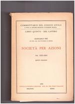 Società per azioni Libro Quinto Art. 2325-2461