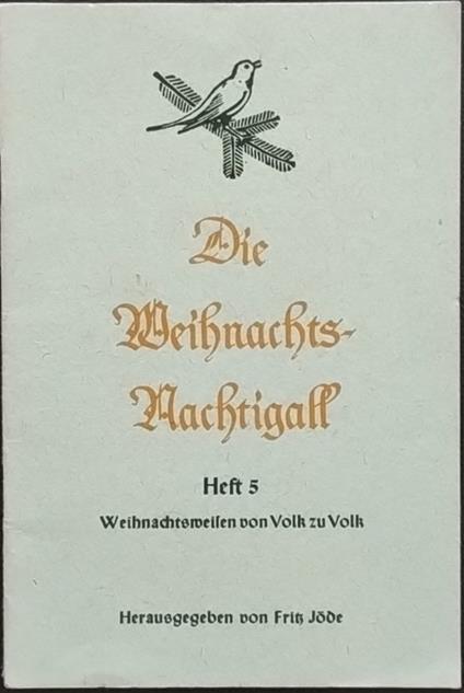 Die Weibrachts Nachtigall. 5 - copertina