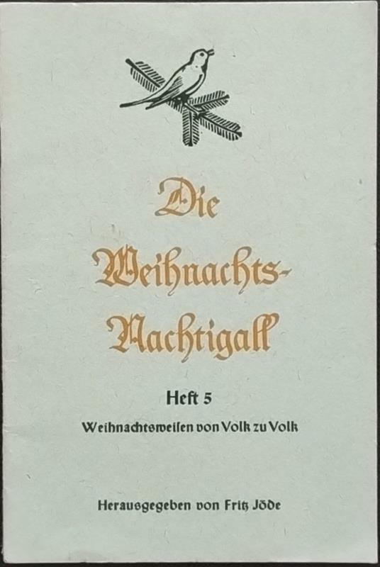Die Weibrachts Nachtigall. 5 - copertina